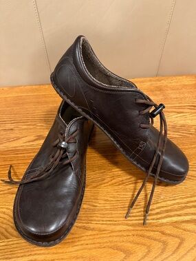 Men’s Patagonia Brown Loulu Leather Oxfords - 14 (47)